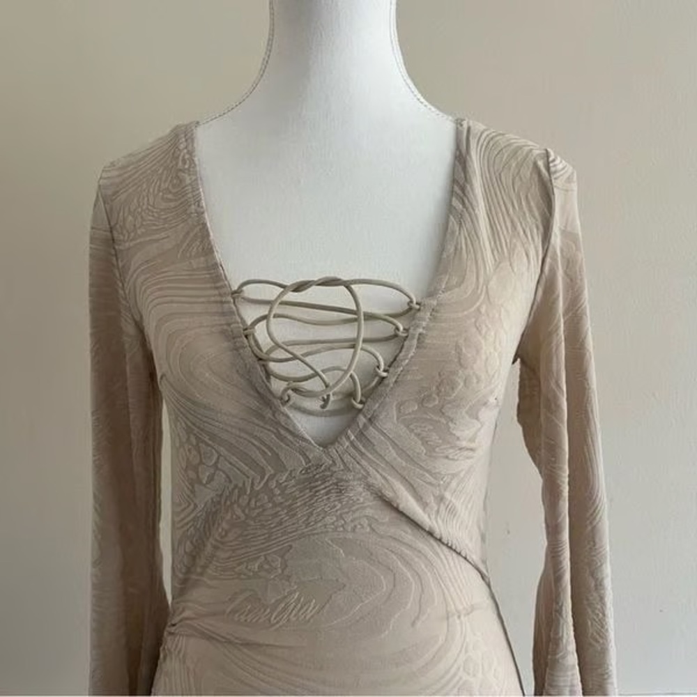 I.AM.GIA Cream Asymmetrical Dress - Picture 3 of 5
